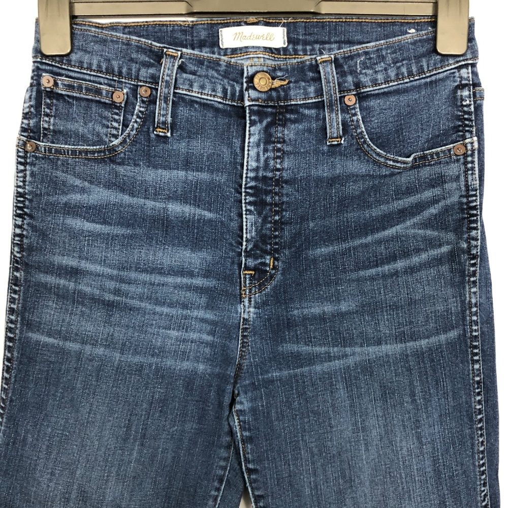 Madewell 10" High-Rise Skinny Blue Jeans Womens 29 Medium Wash Cotton Blend - Picture 2 of 14